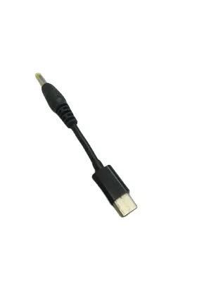 Câble d'extension d'alimentation droit/coudé USB 3.1 Type C vers DC 4.0 1,7 mm MM/MF 20 cm noir