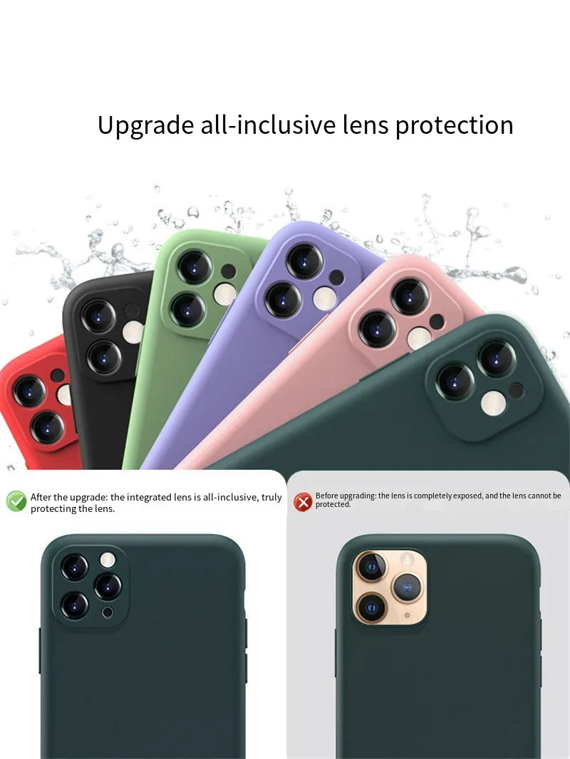 Роскошные Силиконовые Чехлы TPU Для IPhone 13 11 12 Pro Max Mini SE 2 XS  MAX XR X 7 8 6 6S PLUS Matte Мягкая Камера Защита Защиты Крышки От V_shop,  84 руб. | DHgate