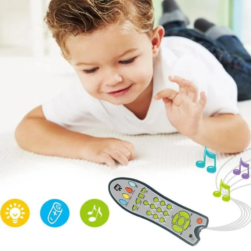 JoyJoyful Baby Remote Control Toy From 6 Months, Musical Toys For Babies With English/French/Spanish, Educational Toy With Songs Sounds Gift Girls...
