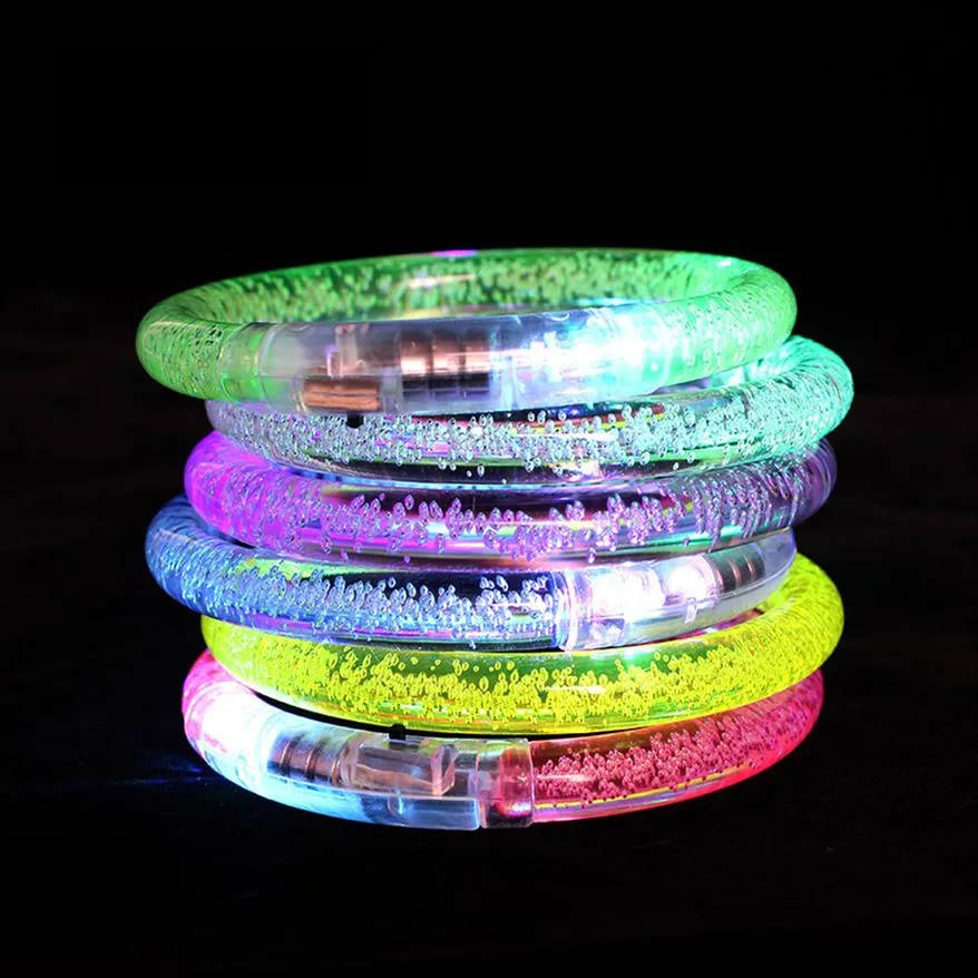 LED Lighted Toys Acrylic Flashing Bracelet Luminous Bracelet Party ...