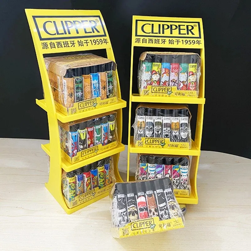 Wholesale Clipper Nylon Original Windproof Lighter Grinding Wheel Jet Straight Flame Portable Butane Inflatable Compact Smoking Lighter Can Be Customized NO GAS