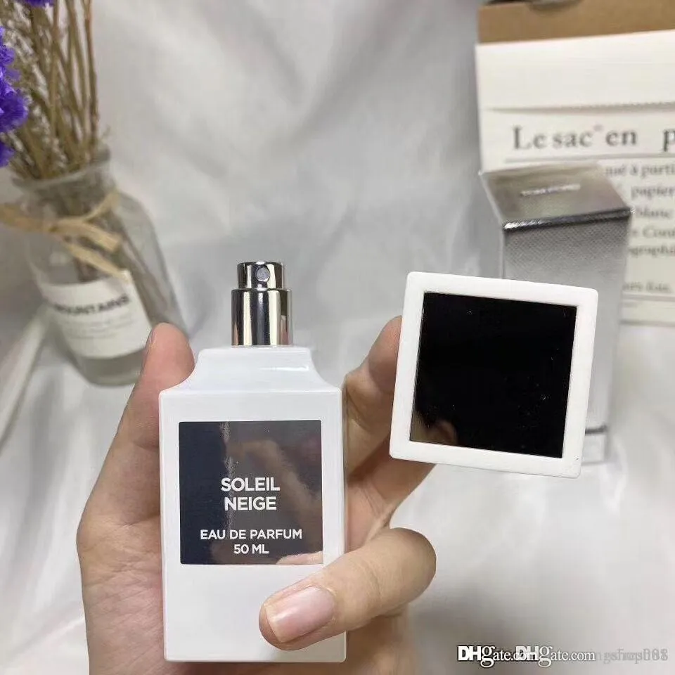 도매 향수 50ml 여성 향수 Soleil Neige 오 드 퍼퓸 스프레이 EDP 오래 지속되는 좋은 냄새 고품질 브랜드 숙녀 연인 선물 우리