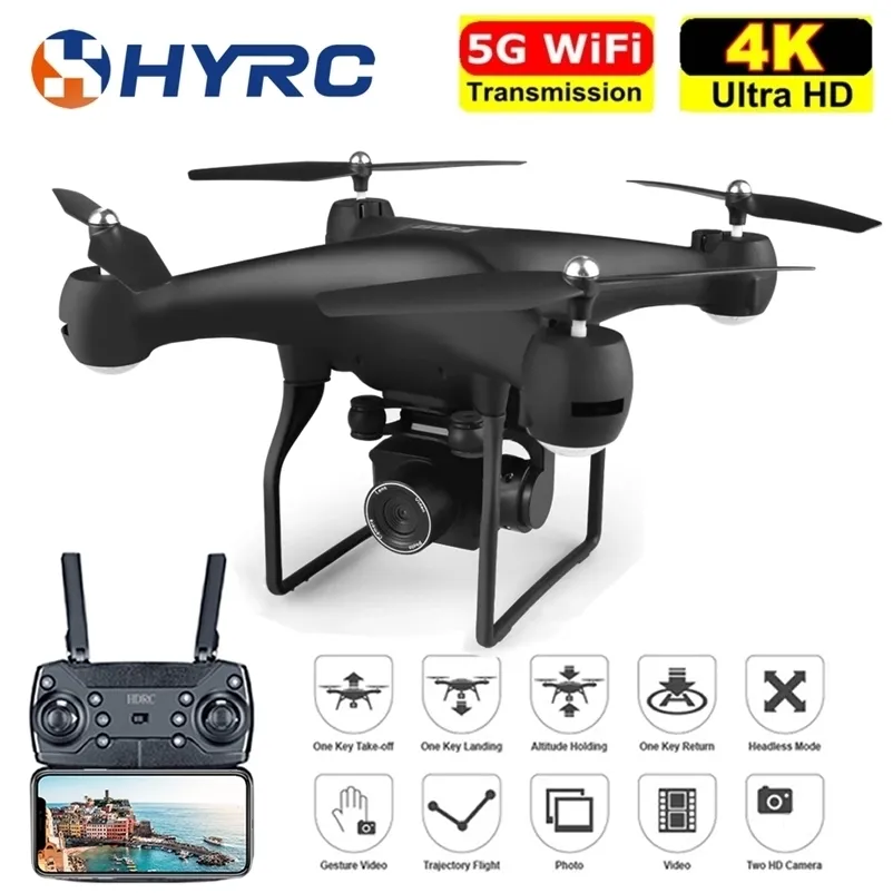 RC Drone UAV with Aerial Pography 4K HD Pixel Camera Remote Control 4-Axis Quadcopter Aircraft Long Life Flying Toys JIMITU 220321