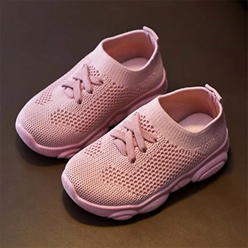 Saisons enfants chaussures antidérapantes fond souple bébé Sneaker décontracté baskets plates chaussures enfants taille filles garçons chaussures de sport 220805