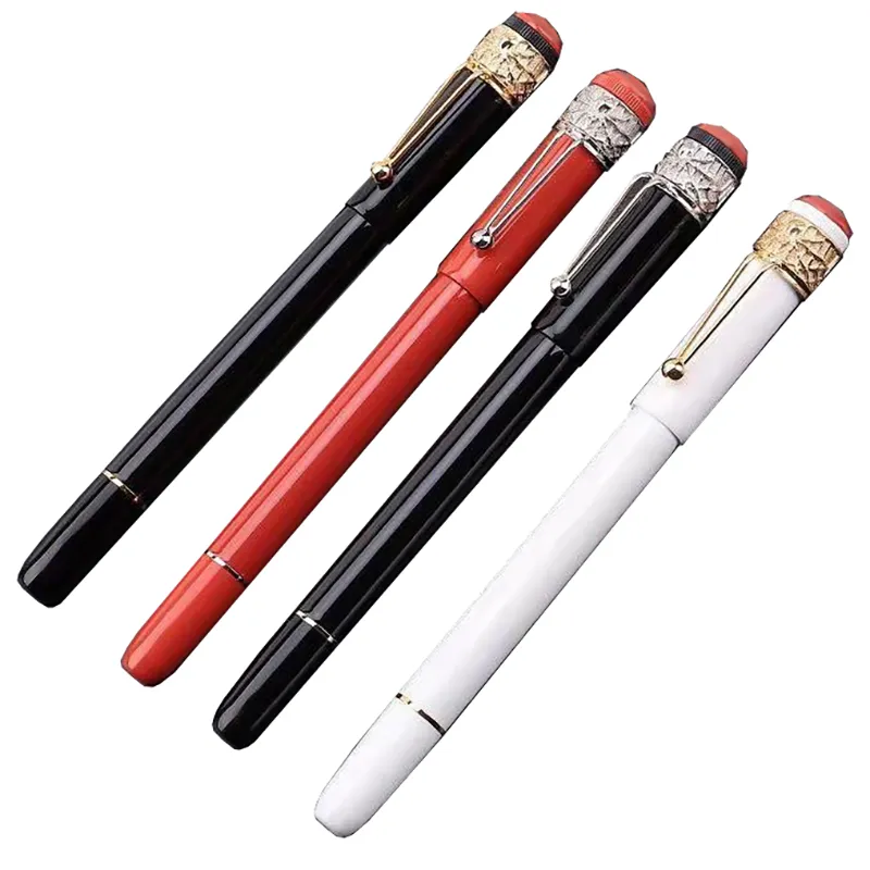 Promotie Spider M Pen Black Resin Fountain Pens Stationery Office School Strodden Schrijven Smooth