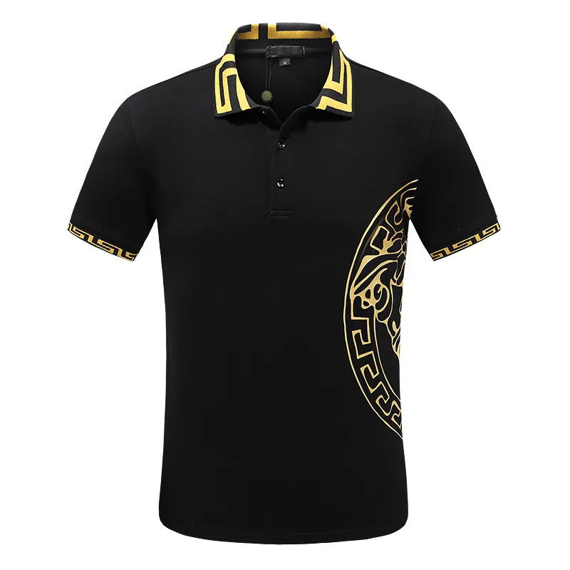 Designer heren Basic zakelijke polo's T-shirt mode frankrijk merk Heren T-shirts geborduurde armbanden brief Badges poloshirt shorts88