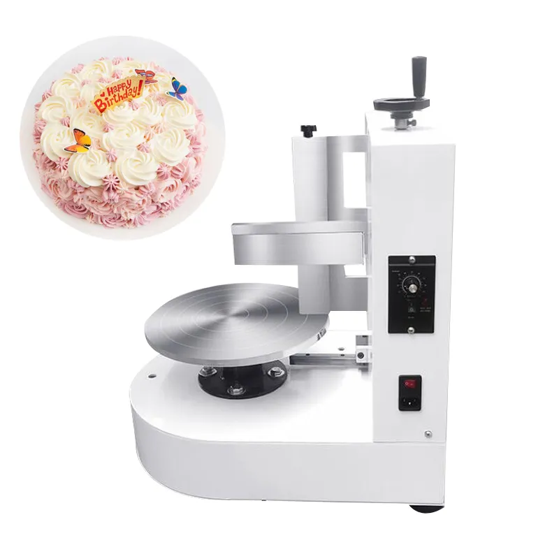 Electric Cream Spreading Machine For Cake Shop Adjustable Speed Baking Equipment Cream Leveling applicator Machine