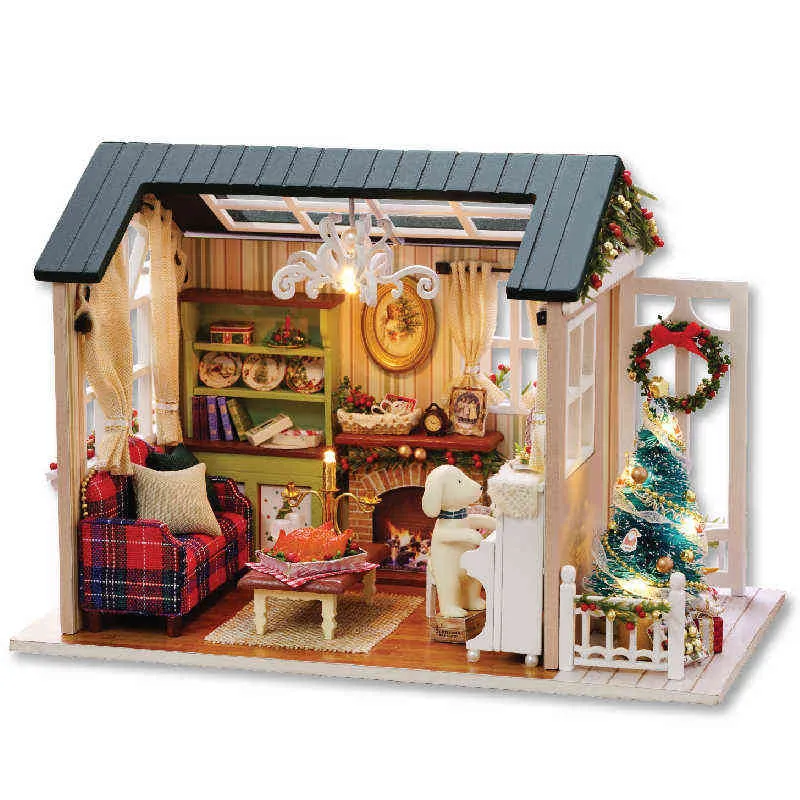 Cutebee DIY Wooden Dollhouse Kit With Christmas House Lights And Furniture  Perfect Birthday Gift For Kids AA220325 From Baofu004, $16.46