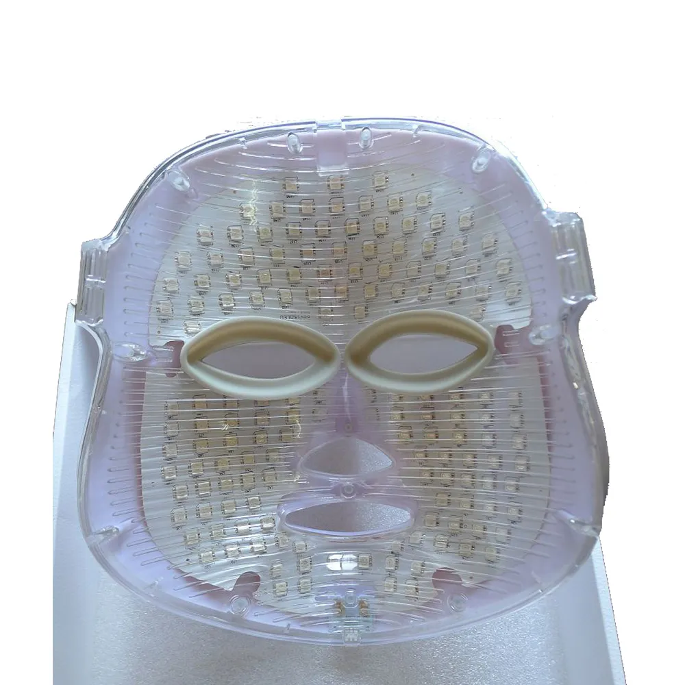 LED Photon Face Mask - Kleurrijke therapie Herbruikbaar draadloos schild voor huidverzorging thuis