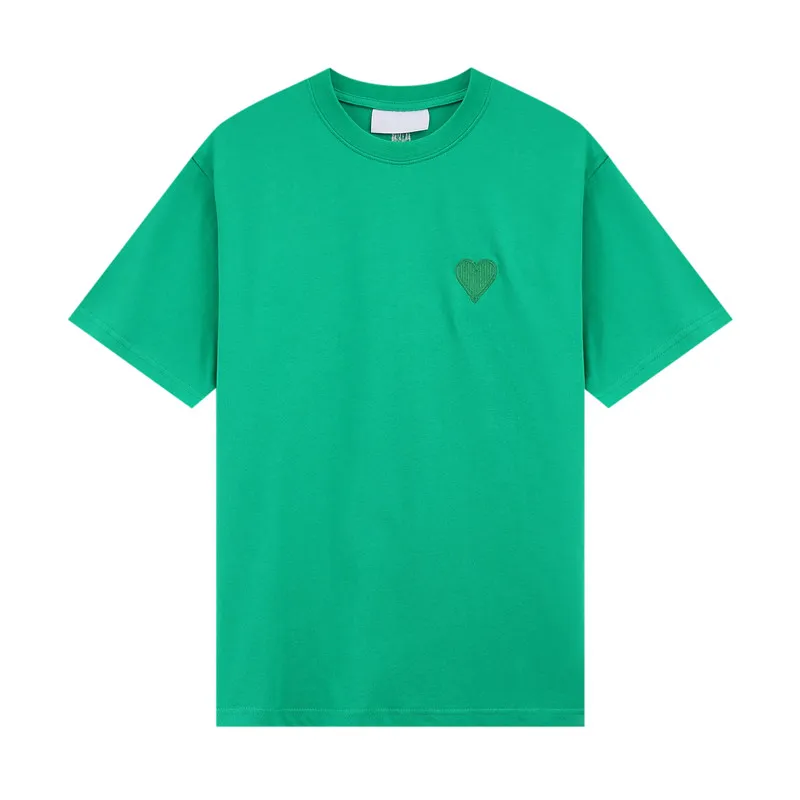 Gioca a T-shirt da uomo di marca Novità Uomo Donna Designer di Amis T Shirt Moda Uomo S Casual Tshirt Uomo Abbigliamento Little Red Heart Chuan Kubao Ling Polo Shirt QUKU