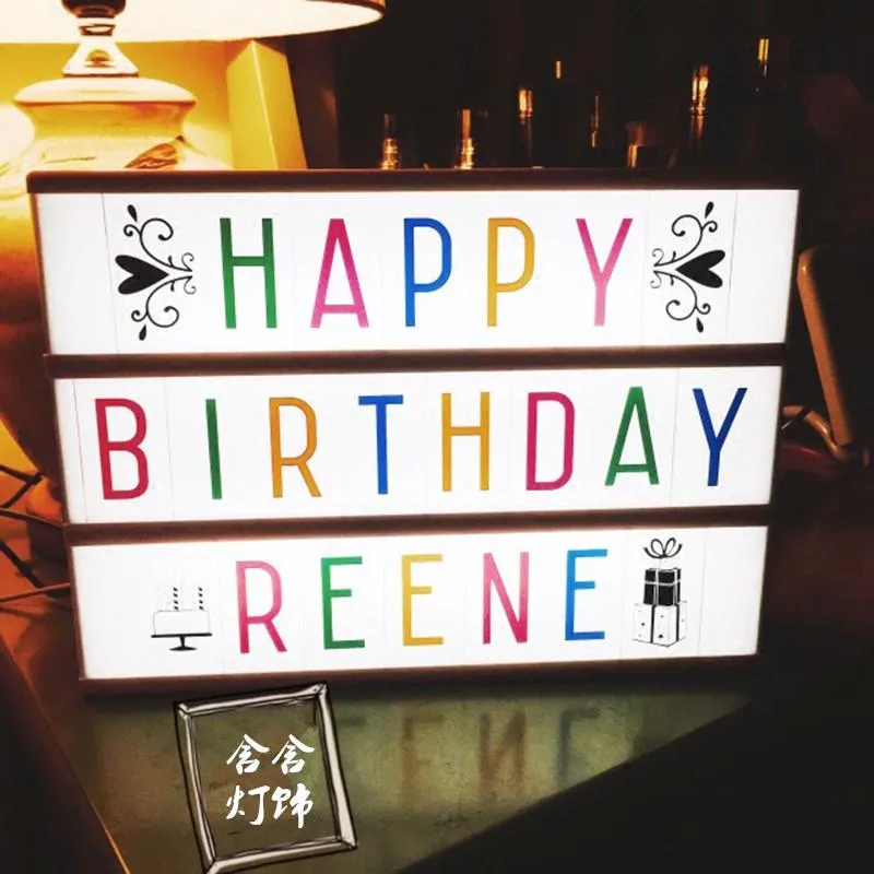 ラッピング不可 文字列卸売インススタイルledレターライトボックスa4黒と白のカラーdiyパズルカードの組み合わせ ポイント5倍 Lights Lighting Holiday Lighting Kytitlelaw Com