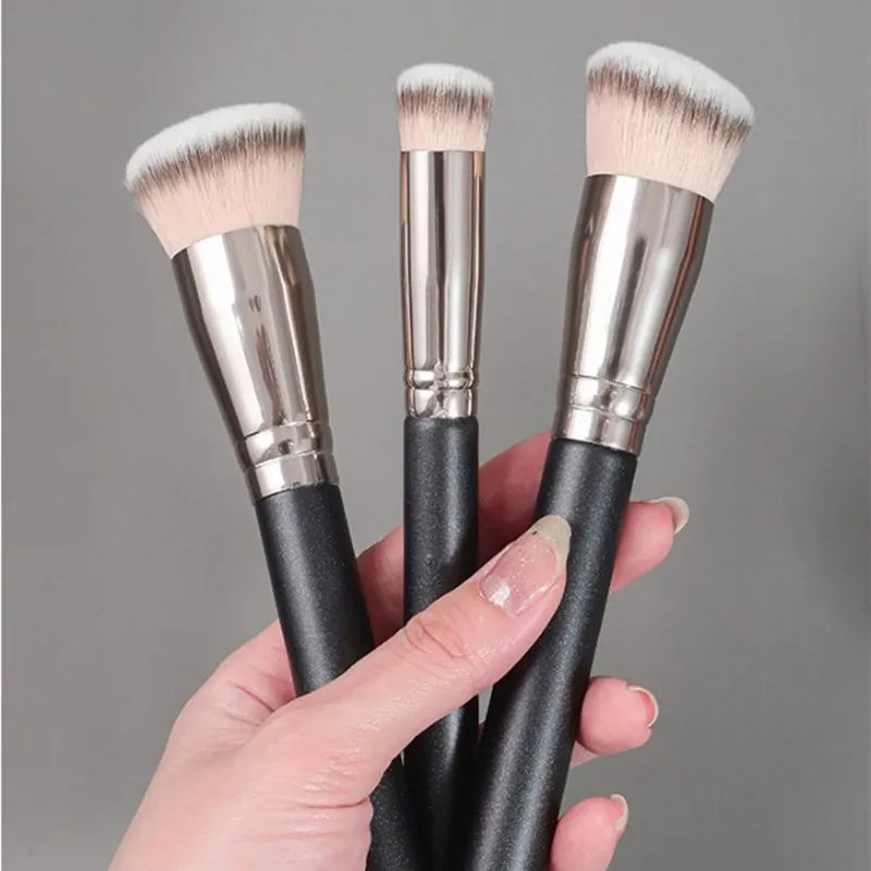 Fundação de maquiagem Brush macio AnGLEM ENCESSIONENTE FOINTES SINTÉTICA LIQUECA CREME