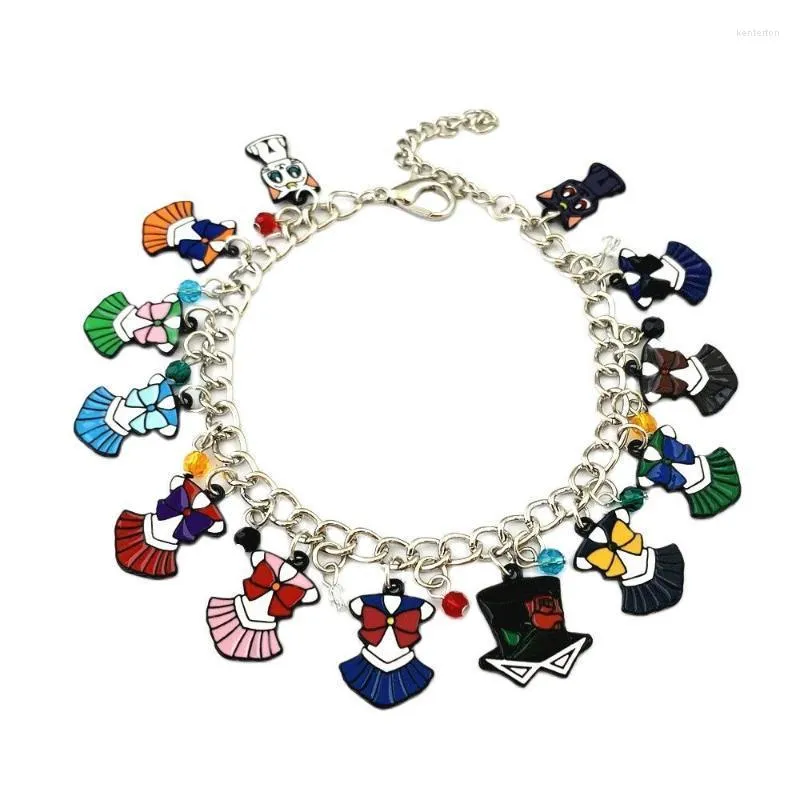 Bracelets de charme universo de fantasia belas garota pulseira de gatinhos de estimação de gatinhos de estimação de estacas de moda de moda de moda Acessórios Jóias Kent22