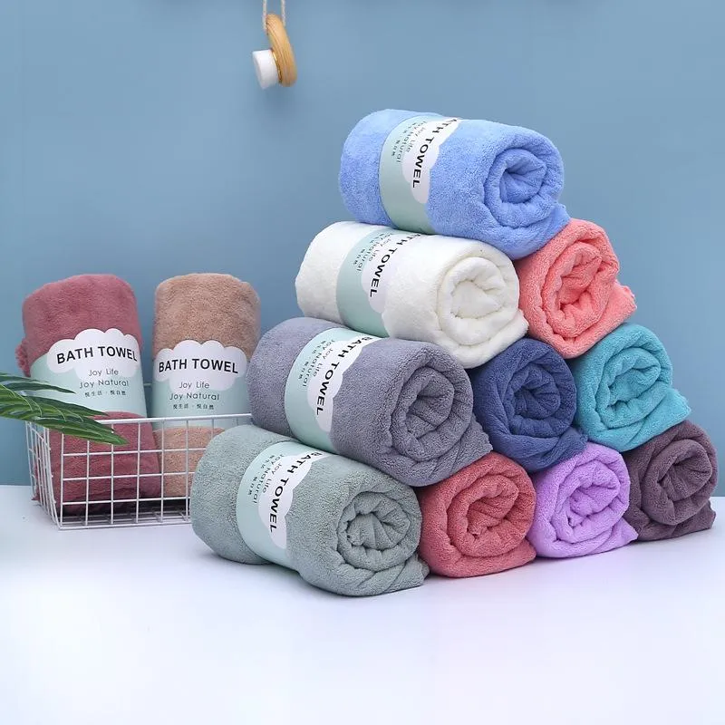 Microfiber Bath Towels Beach Drying Bath Washcloth Shower Towel Travel Big Towels For Adults Tool 70x140cm KKA1406 