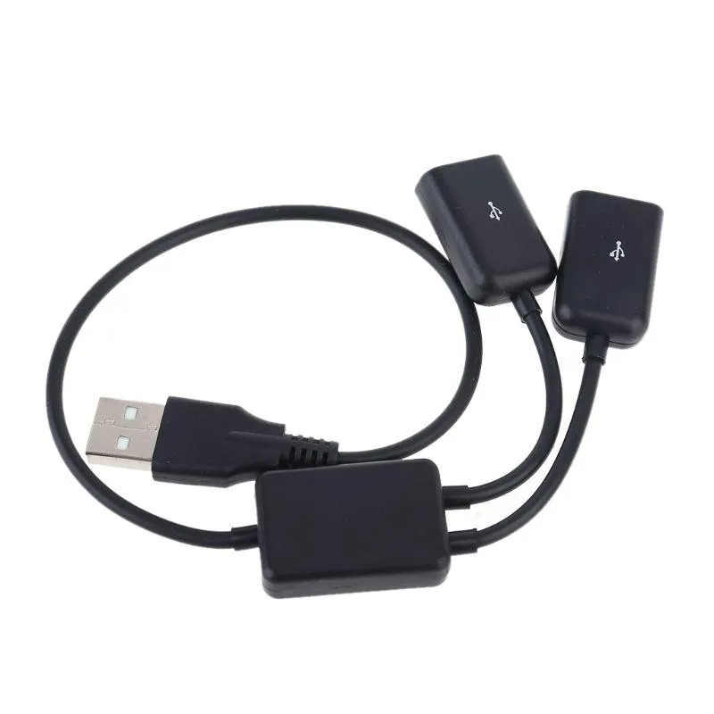 Hubs USB OTG HUB CABLE 2.0 Мужчина -двойной женс