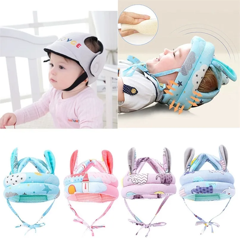 Réglable Infantile Protection Chapeaux Bébé De Protection Oreiller Tête Protecteur Coussin Cap Pour Les Enfants Apprendre À Marcher 220725