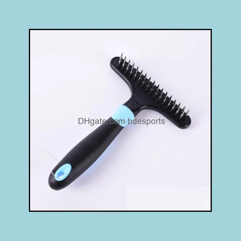 Pet Dog Short Long Thick Hair Fur Shedding Remove Cat Groom Rake Brush Comb