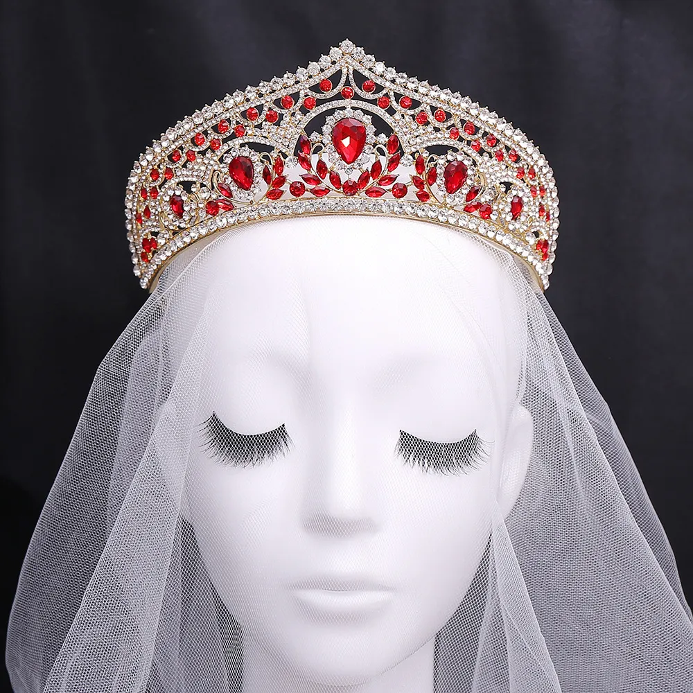 Bridal Tiara Headpieces 2022 Baroque Pageant Hairband Silver  display picture 3