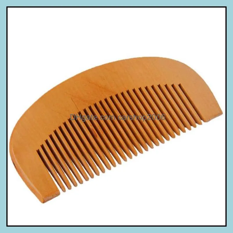 moq 50 pcs hot sale wood comb custom your logo beard comb customized combs laser engraved wooden hair comb for men grooming