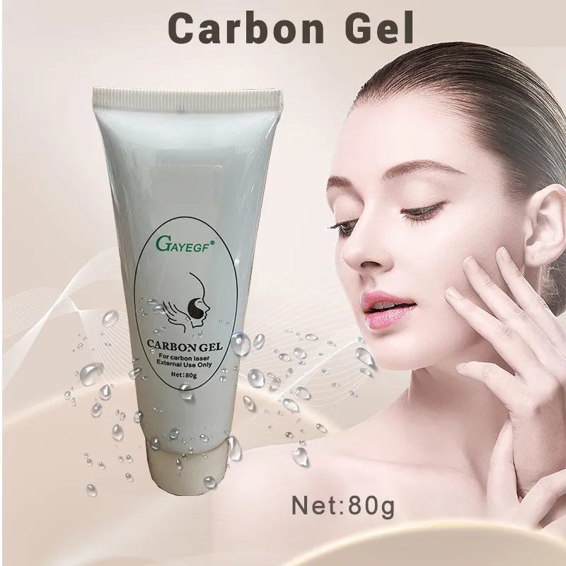 Gel Carbone 80g Visage Blanchiment Moyen Laser Beauté Machine Utiliser Accessoires 80g Poupée Noire Traitement Du Visage 1320nm Longueur D'onde