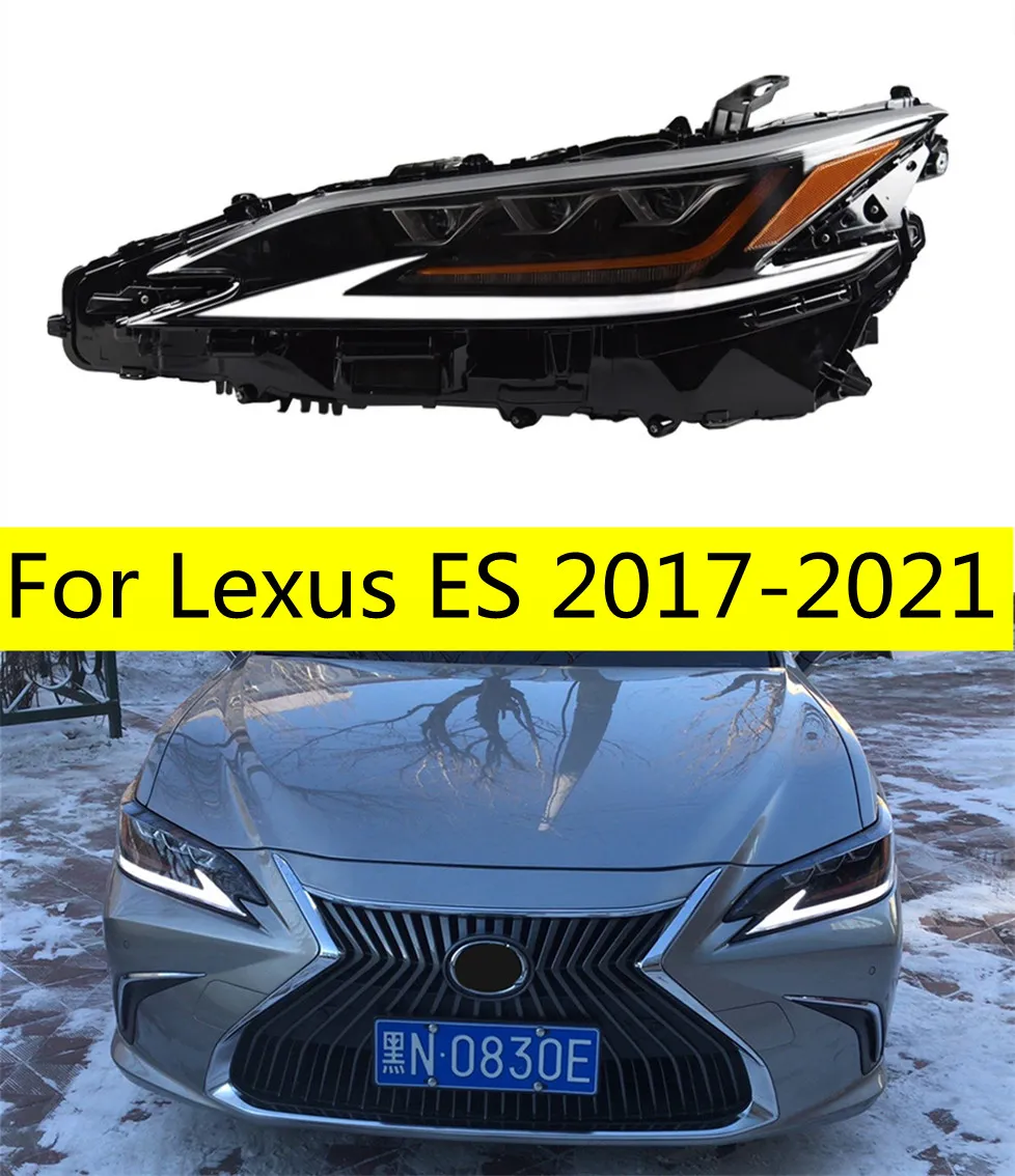 Car Lights For Lexus ES Es200 ES260 ES300h Head lamps LED Headlight 20 17-2021 DRL Turn Signal Light Replacement