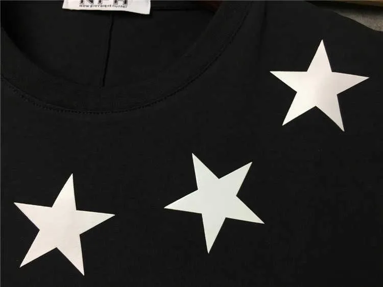 Summer Designer Mens T-Shirt short sleeves black White classic style five pointed star T Shirt Men Tee round neck fashion top TShirt