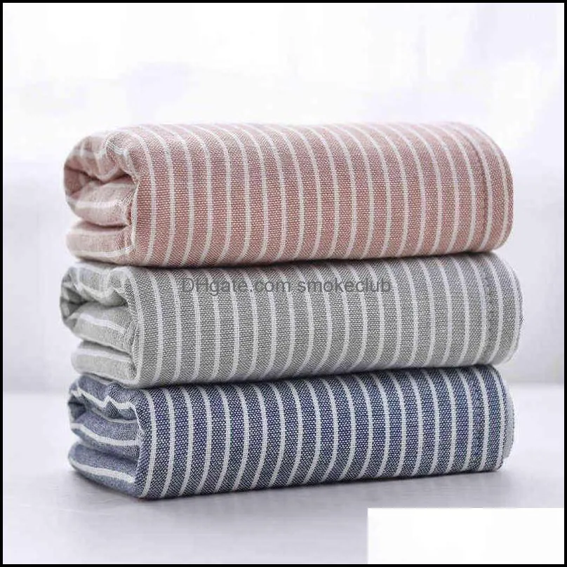 Beroyal Brand 3Pcs/Set 100% Cotton Hand Towels for Adults Striped Hand Towel Face Care Magic Bathroom Sport Towel 34x76cm Y220226