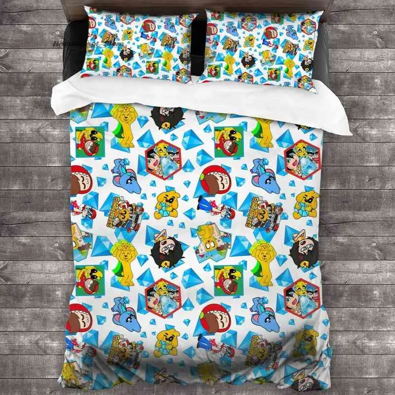Mikecrack Bedding Set Single Twin Full Queen King Size Bed Aldult Kid Bedroom Duvetcover s 3d Print Yellow Dog Literie