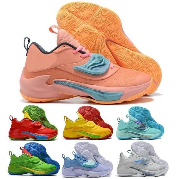 Freak 3 Men Basketball Shoes nrg uno Orange Copa Copa Crimson Bliss vivrant aqua Wolf Grey Bred 2022 Тренеры кроссовки подлинные высококачественные размеры 40 - 46