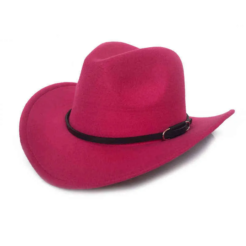 Großhandel Western Cowboy Kappe Rosa Cowgirl-Hut Für Frauen