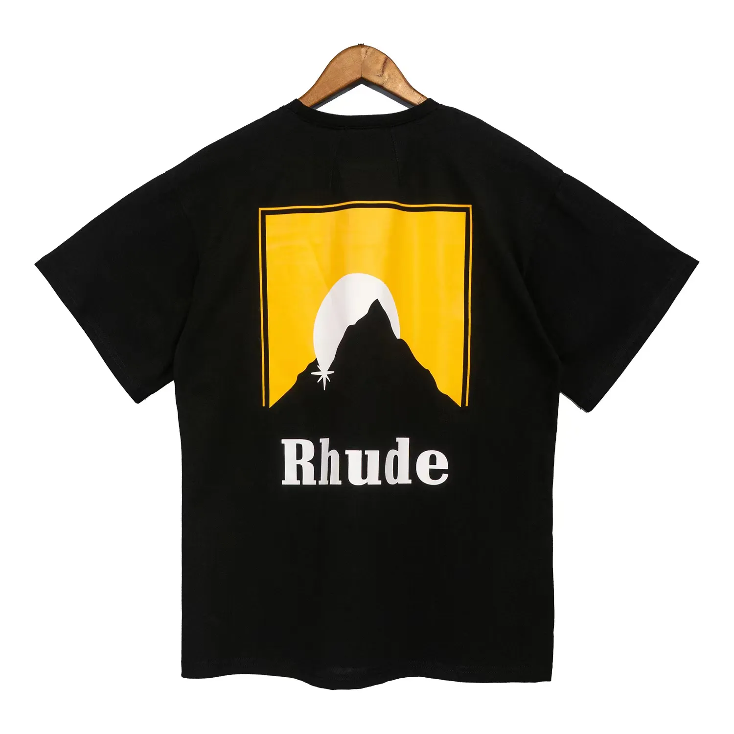 rhude tobacco shirt cigarette button up size m Ideal for those seeking a stylish Rhude Tabaco Tee 'VTG Black|RHSS25TT09012-2306|Top