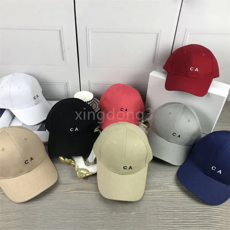 Designer Hat Letter Baseball Caps for Men Womens Hats Fitted Street Fashion Beach Sun Sports Ball Cap 16 Color Adjustable Size 56-58cm