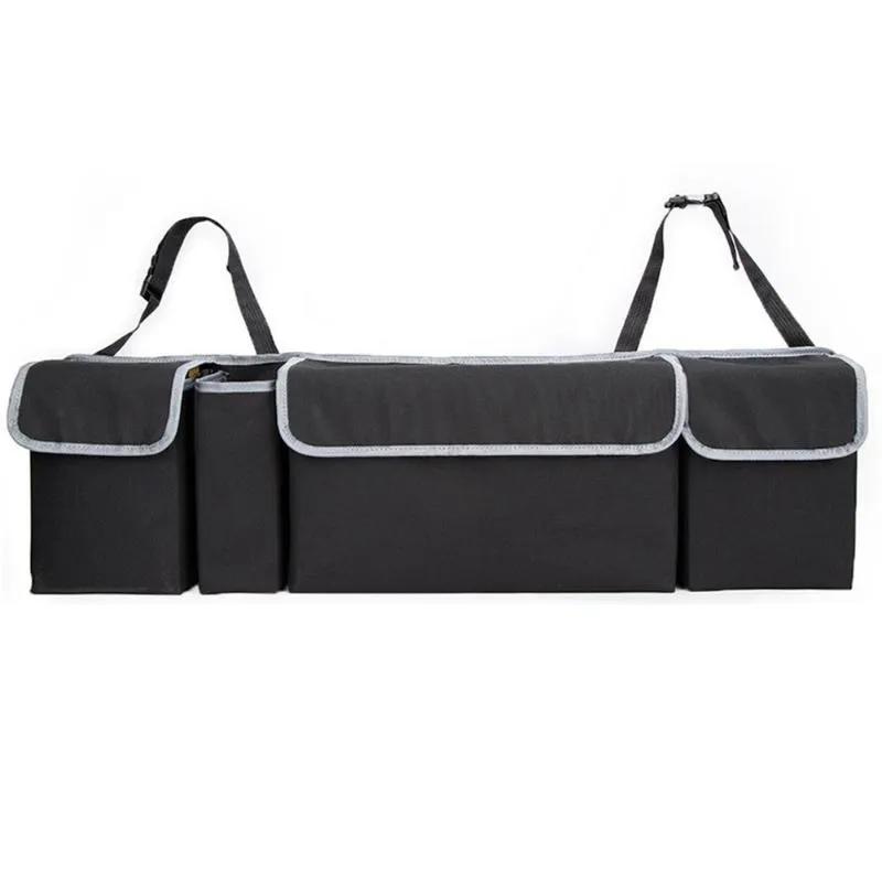 Organisateur de voiture Portable siège arrière Multi poches divers sac de rangement coffre de véhicule accessoires accessoires fournitures produits