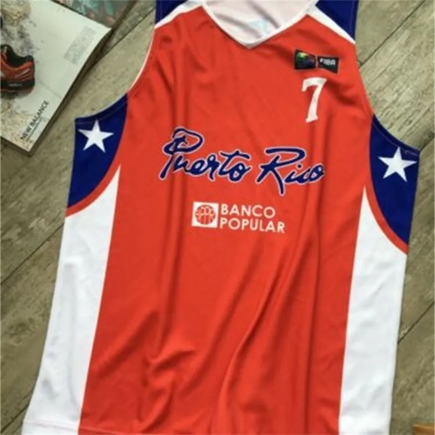 Carlos Arroyo Puerto Rico National Basketball Jersey Customizable