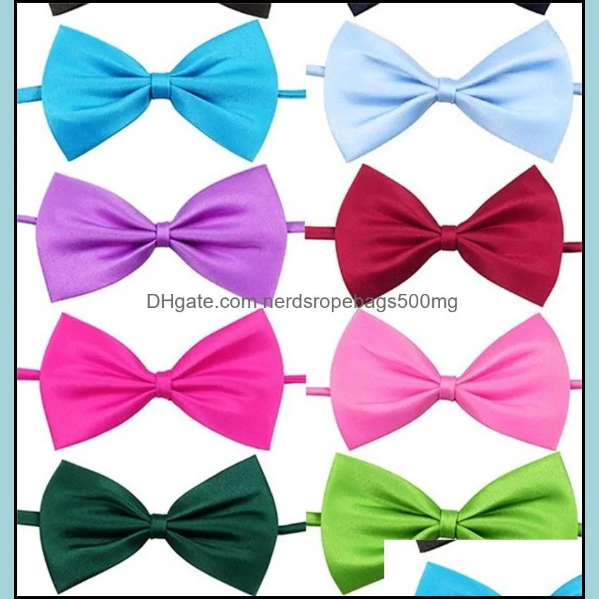 newest Dog Apparel Neck Ties Dogs for christmas festival party Cat Pet Tie Headdress adjustable bow accessories 13 M2