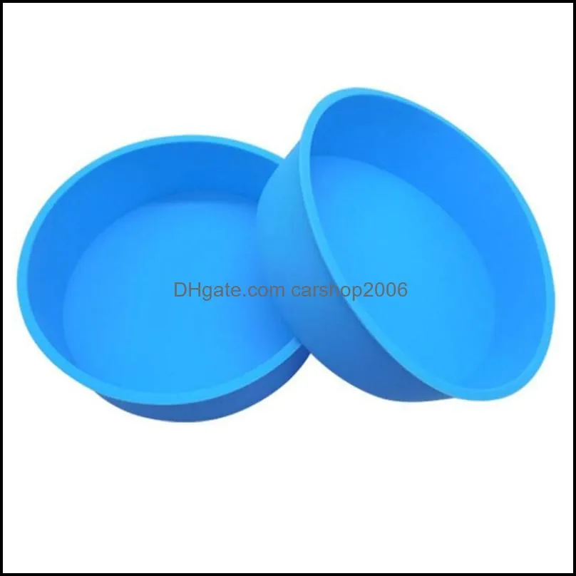 inch round shape cake silicone mold kitchen bakeware tools diy desserts mousse molds for baking sugarcraft moulds