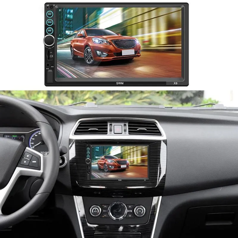 Vídeo de carro estéreo de rádio din para Android Bluetooth Multimedia Player Autoradio Tela de toque de 7 polegadas MP5 Auto USB Tfcar Videocar