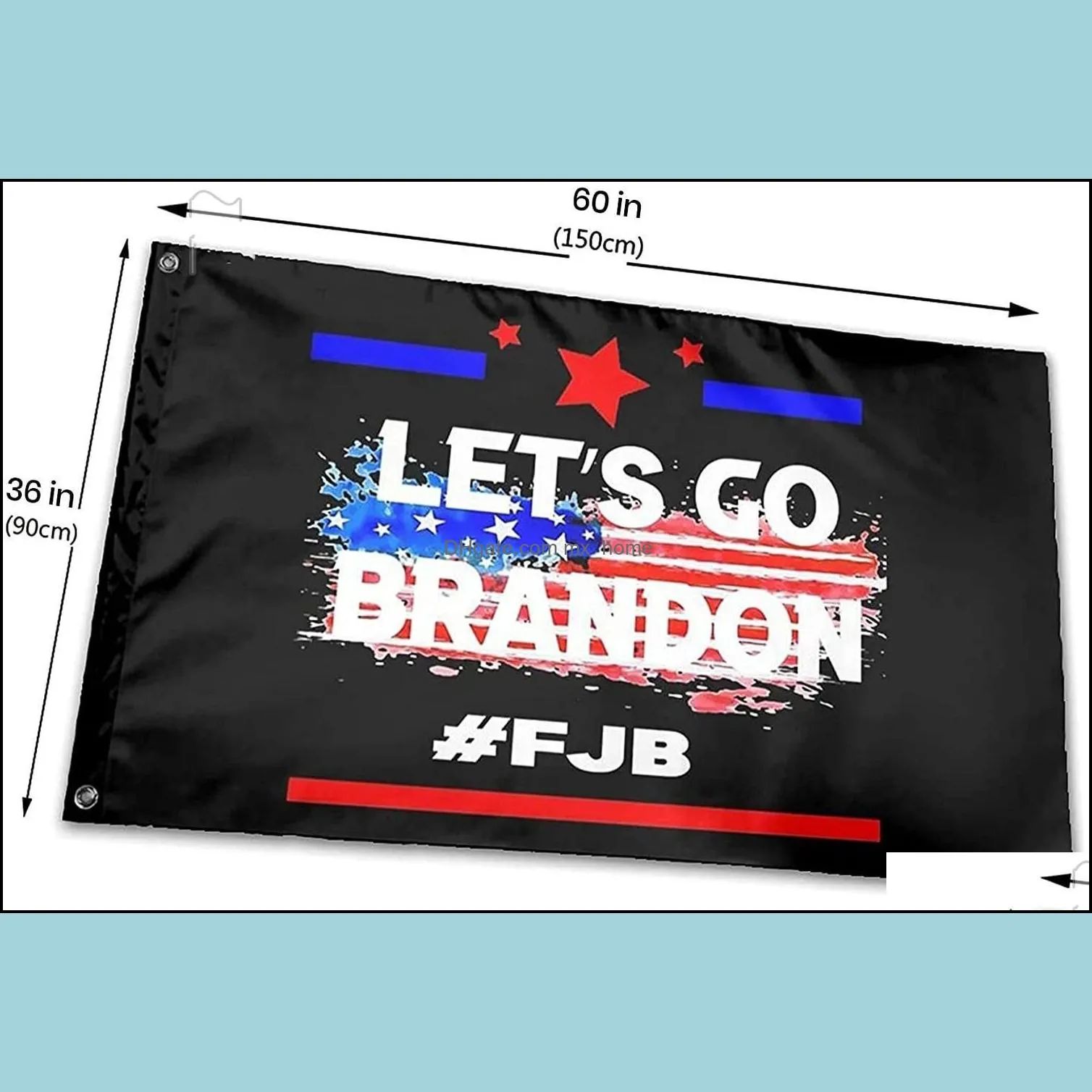 DHL 3x5ft Lets Go Brandon Flag Brandon Flags Banner 90*150CM Outdoor Indoor Decoration