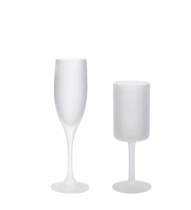 6 oz 9 oz Sublimation verre à vin rouge gobelet verres givrés vin bière tasse Champagne flûtes gobelet