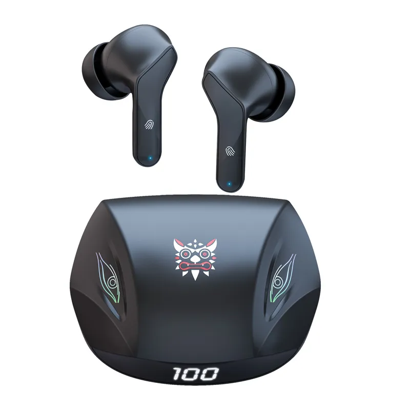 T33 Wireless Gaming TWS 5.0 Earbuds Headset Ultra lage latentie hoofdtelefoon met hifi stereo oortelefoon