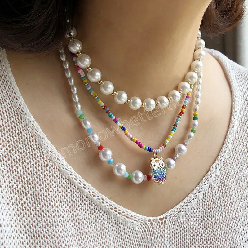 Colorful Necklace Decor Trendy Fashion Jewelry for Summer Anniversary Women  | eBay