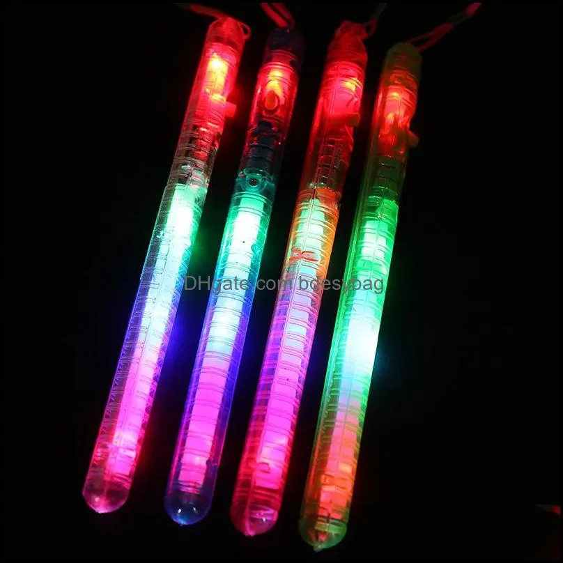 flashing wand led glow light up stick colorful glow sticks concert party atmosphere props favors party supplies t2g5060