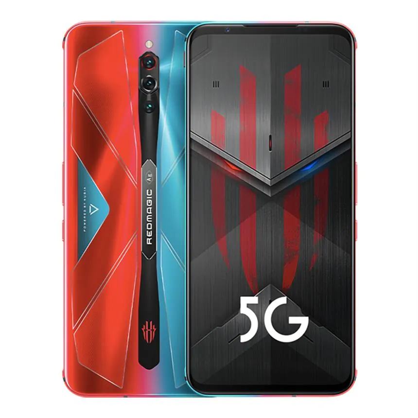 Originale Nubia Red Magic 5S 5G Telefono cellulare 12 GB 16 GB RAM 256 GB ROM Snapdragon 865 Octa Core 64 0MP AI 4500Mah Android 6 65 281N