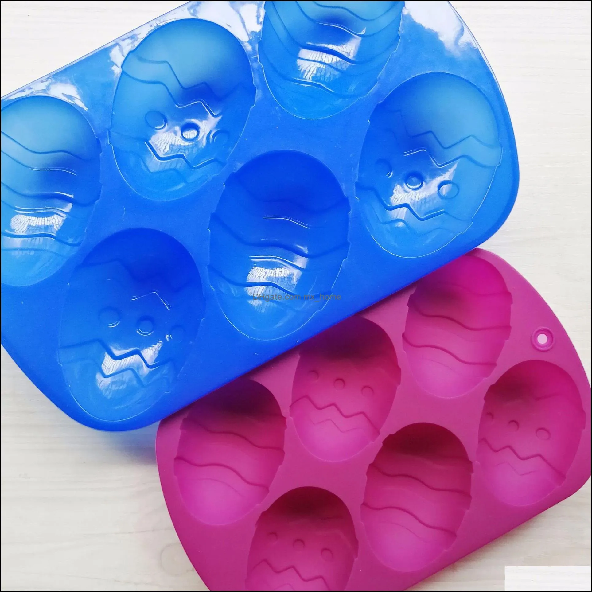 easter eggs cake moulds silicone environmental egg shape ice cream mould diy chocolate mold decorating tools wy526l