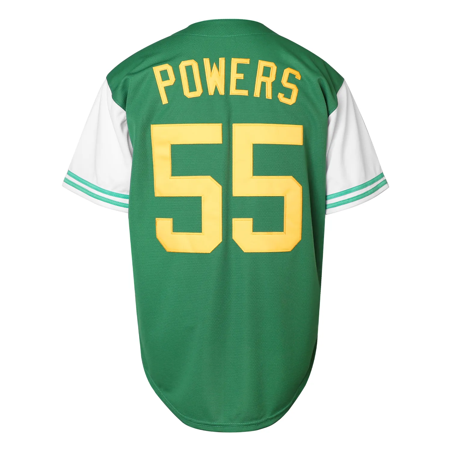 Wholesale 55 Kenny Powers Green Baseball Jersey Charros Eastbound