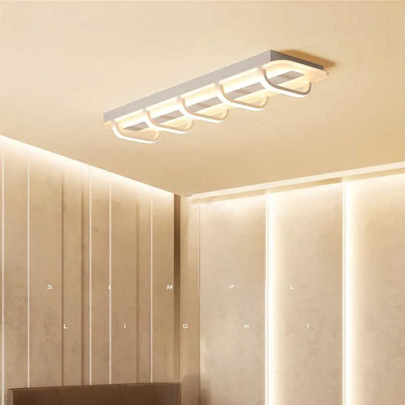 Hängslampor tak nordisk kreativ akryltunnel gång ljus korridorkontor inomhus belysning rc dimble lightendant