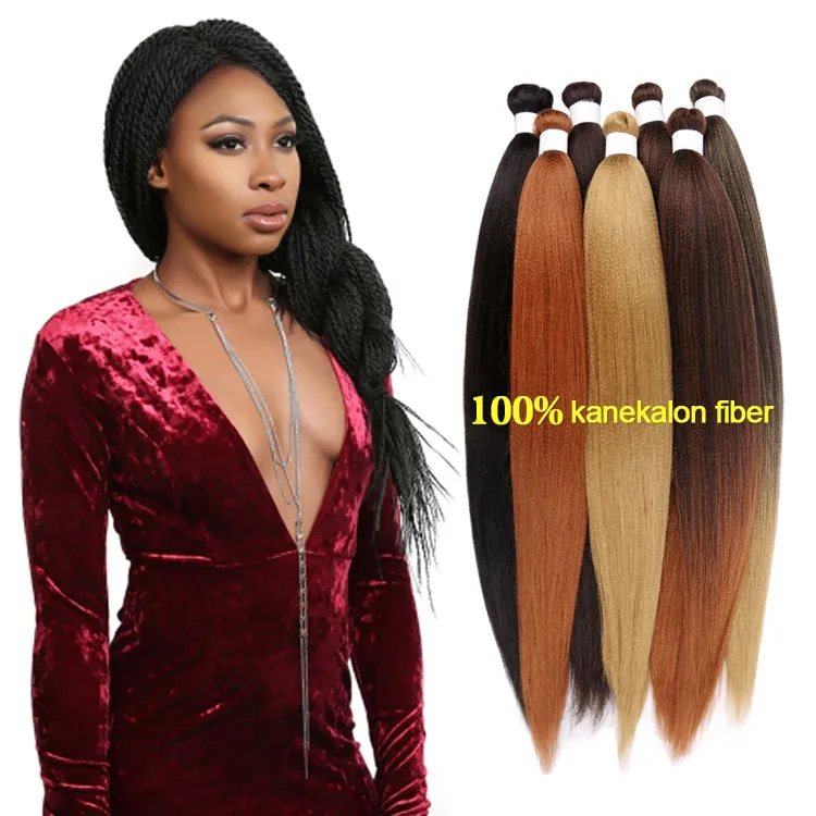 Flechthaar, vorgedehnte synthetische Haarverlängerungen, Jumbo EZ Braids für senegalesische Passion Twist Box Braid Bundles