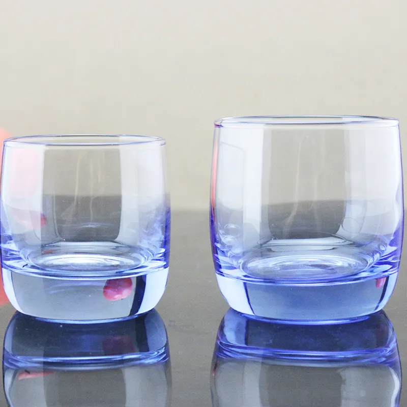 Blue Old Fashioned Water Glass Tumbler 201-300ml Glass Drinking Glasses for  Hotel Restaurant Barware from Dhgate Tumblers - price 3.21