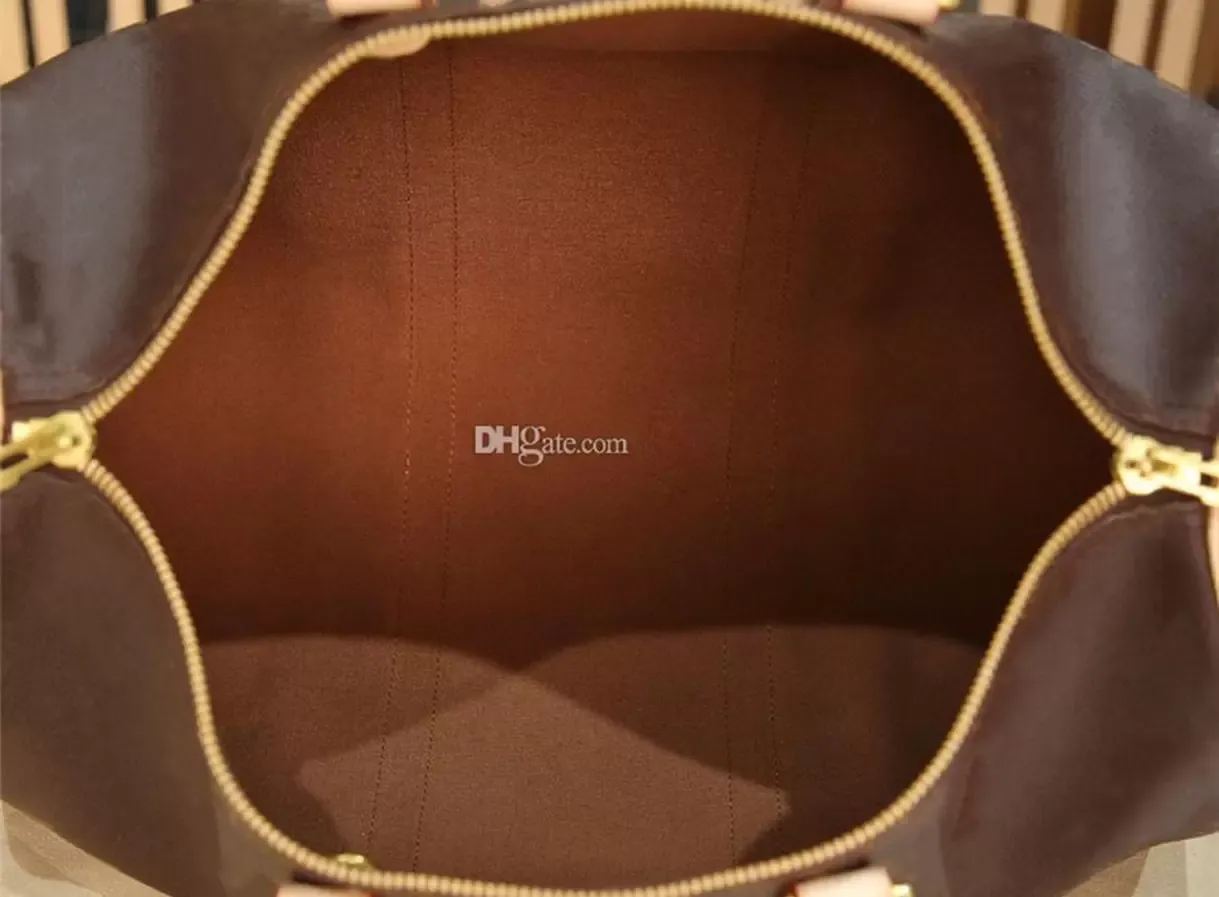 Custom Brown Embossed Travel Vintage Luggage With Quilted Pattern