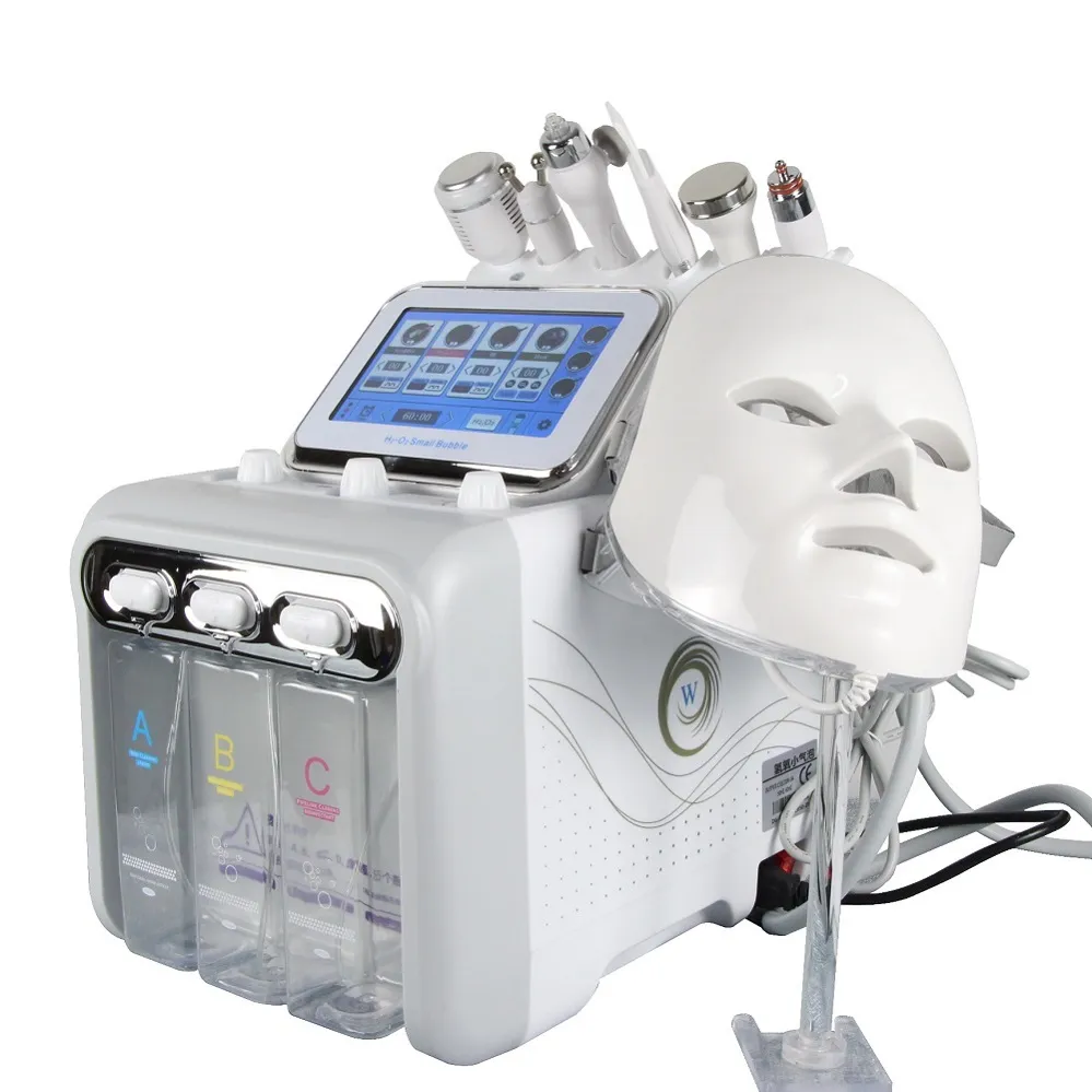 2022 Hydra Microdermabrasion Facial Machine Hydrofaci Oxigen Jet Peel HydrodermaBrasion Facial Machine Hydrafaci Portable LED Mask